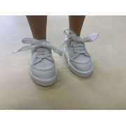 Baskets blanches à lacets pour Fashion Friends Ruby Red