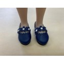 Ballerines Navy à fleurs pour Fashion Friends Ruby Red