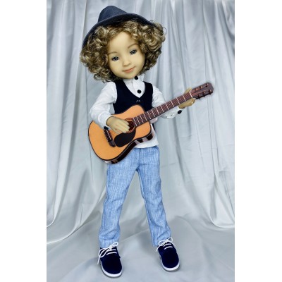 Poupée Sasha et sa guitare Fashion Friends - Ruby Red