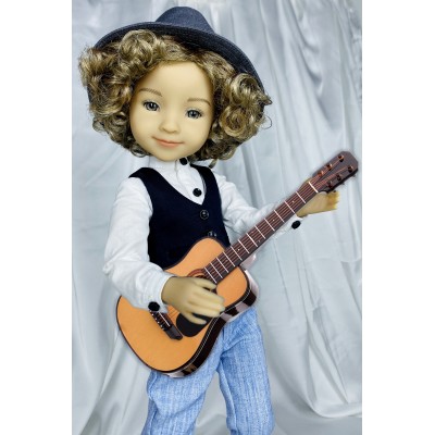 Poupée Sasha et sa guitare Fashion Friends - Ruby Red