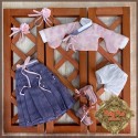 Ensemble Veste rose et jupe bleue pour Ten Ping InMotion Girls