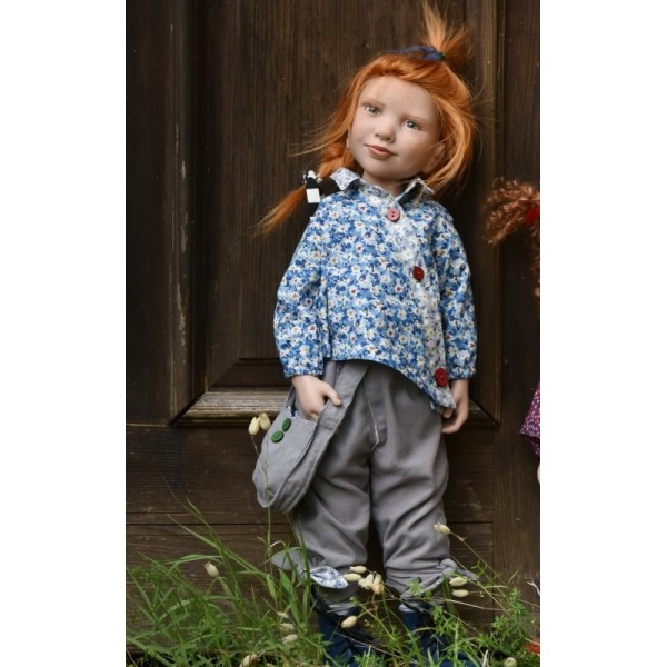 Künstlerpuppe Regina Swialkowski Vinyl Puppe 60 cm. Top Zustand