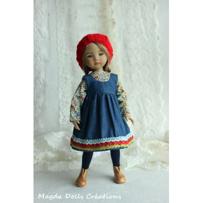 Ensemble Augustine pour Poupée Little Darling - Magda Dolls Creations