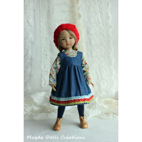 Ensemble Augustine pour Poupée Little Darling - Magda Dolls Creations