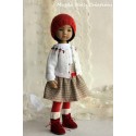 Ensemble Rosanne pour Poupée Little Darling - Magda Dolls Creations