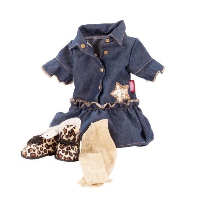 Ensemble Robe Golden Coolness pour Poupée 45-50 cm - Götz
