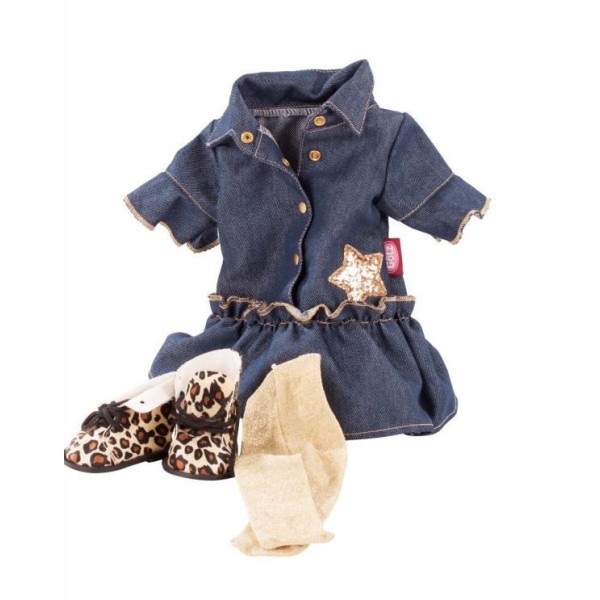 Ensemble Robe Golden Coolness pour Poupée 45-50 cm - Götz