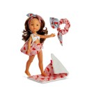Poupée Fashion Girl brunette et son trousseau - Edition 2021