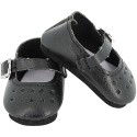 Ballerines noires à brides poupée Minouche - Petit Collin