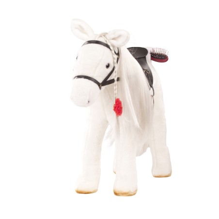 Cheval à Peigner blanc style Lipizzan 52 Cm - Götz Cheval à Peigner blanc style Lipizzan 52 Cm - Götz
