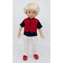 Poupée garçon Albert - Moule Mardi - Edition 2021 - Boneka