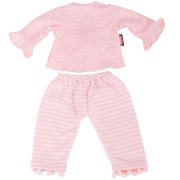 Pyjama Rose à noeuds et pompons