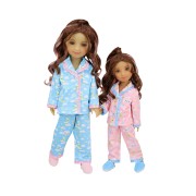 Set de 2 poupées Bella et Bailey Slumber Party - Ruby Red