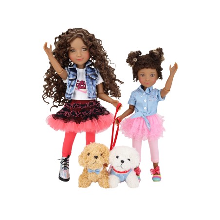 Set de 2 poupées Maya et Minnie Tutu Cute - Ruby Red