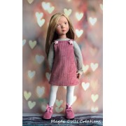 Tenue Dayana pour Poupée Zwergnase 50 Cm - Magda Dolls Creations