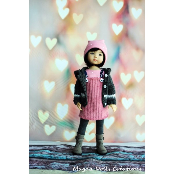 Ensemble Maia pour Poupée Little Darling - Magda Dolls Creations