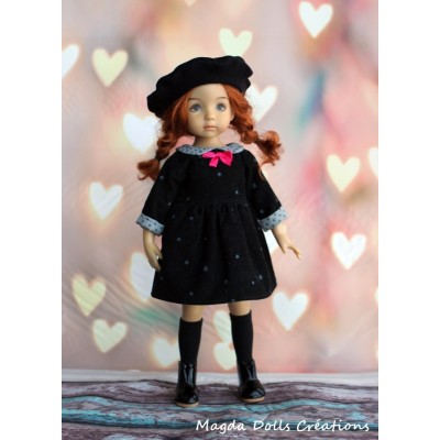 Ensemble Séléna pour Poupée Little Darling - Magda Dolls Creations