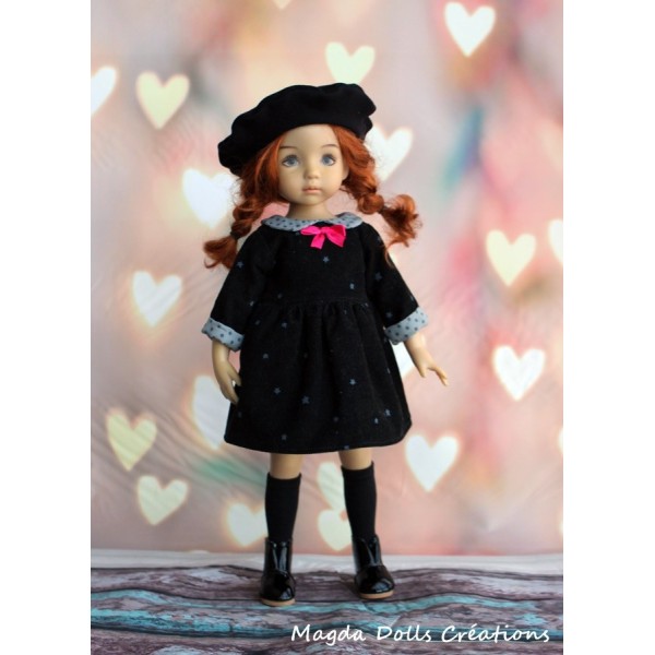 Ensemble Séléna pour Poupée Little Darling - Magda Dolls Creations