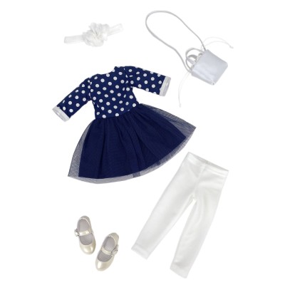 Vêtement Pretty in Polka dots Poupée Fashion Friends - Ruby Red