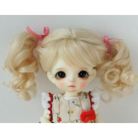 Perruque Mohair Cuivre pour Little Darling Perruque Mohair Cuivre pour Little Darling