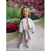 Tenue Souriante pour Poupée Zwergnase 50 Cm - Magda Dolls Creations