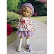 Tenue Piplette pour poupée Boneka - Magda Dolls Creations