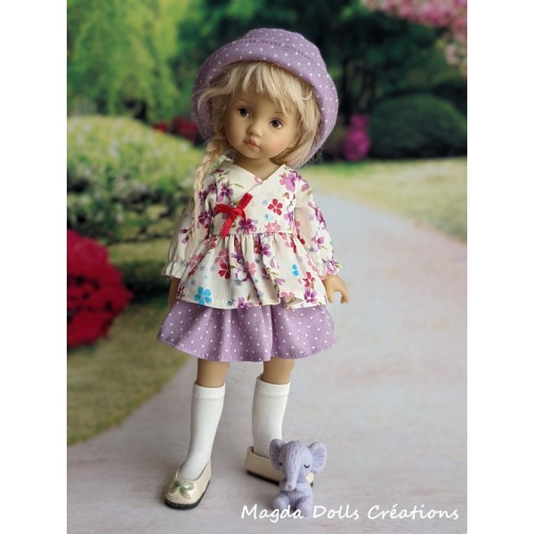 Tenue Kate pour poupée Boneka - Magda Dolls Créations