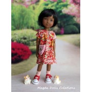 Tenue Optimiste pour poupée Siblies - Magda Dolls Creations