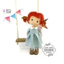 Poupée Joséphine et son Oie en Coton Bio 38 cm - Art 'n Doll