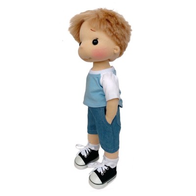 Poupée Julian en Coton Bio 38 cm - Art 'n Doll
