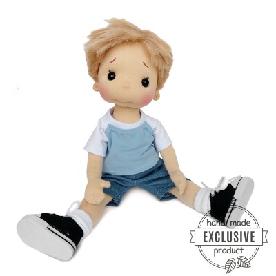 Poupée Julian en Coton Bio 38 cm - Art 'n Doll