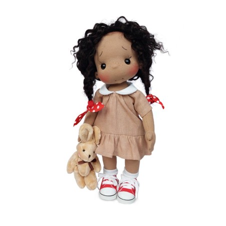 Poupée Cloe en Coton Bio 38 cm - Art 'n Doll Poupée Cloe en Coton Bio 38 cm - Art 'n Doll