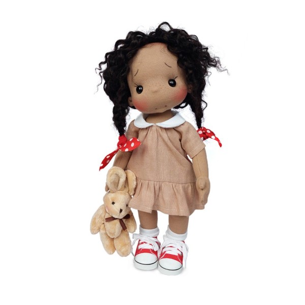 Poupée Cloe en Coton Bio 38 cm - Art 'n Doll