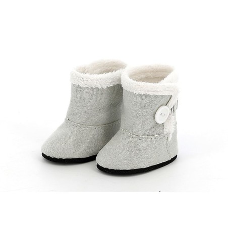 Bottes grises pour poupée Finouche Petit Collin Bottes grises pour poupée Finouche Petit Collin