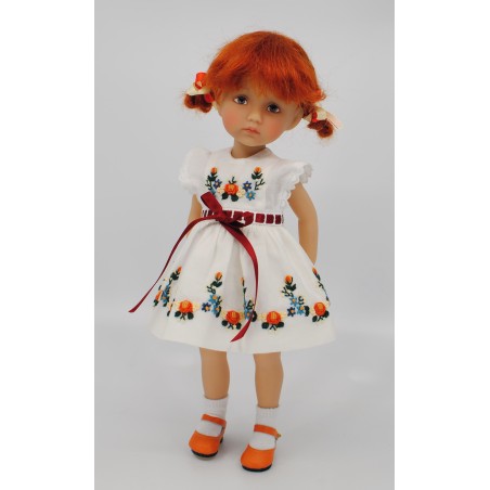 Poupée Fleur - OOAK - Moule Lundi - Edition 2022 - Boneka Poupée Fleur - OOAK - Moule Lundi - Edition 2022 - Boneka