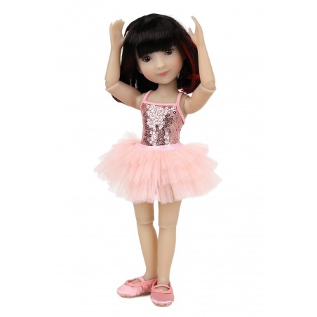 Tenue de ballerine pour poupée Siblies Ruby Red Tenue de ballerine pour poupée Siblies Ruby Red