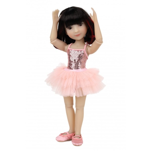 Tenue de ballerine pour poupée Siblies Ruby Red