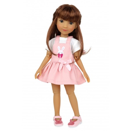 Vêtement Robe rose pour le zoo poupée Siblies Ruby Red Vêtement Robe rose pour le zoo poupée Siblies Ruby Red