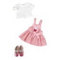 Vêtement Robe rose pour le zoo poupée Siblies Ruby Red