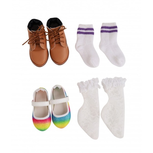 Fashion Friends Doll Work and Play Shoes Set - Ruby Red
