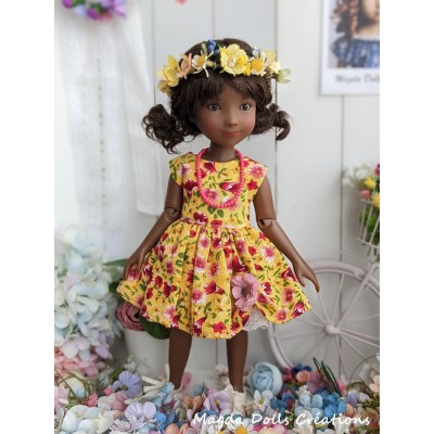 Tenue Bégonia pour poupée Siblies - Magda Dolls Creations