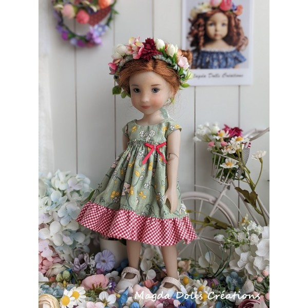 Tenue Marguerite pour poupée Siblies - Magda Dolls Creations