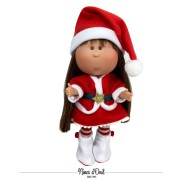 Mia Brunette Christmas Doll...