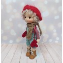 Noël Inspiration Poupée Waldorf 38 cm - Art 'n Doll