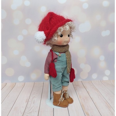 Noël Inspiration Poupée Waldorf 38 cm - Art 'n Doll