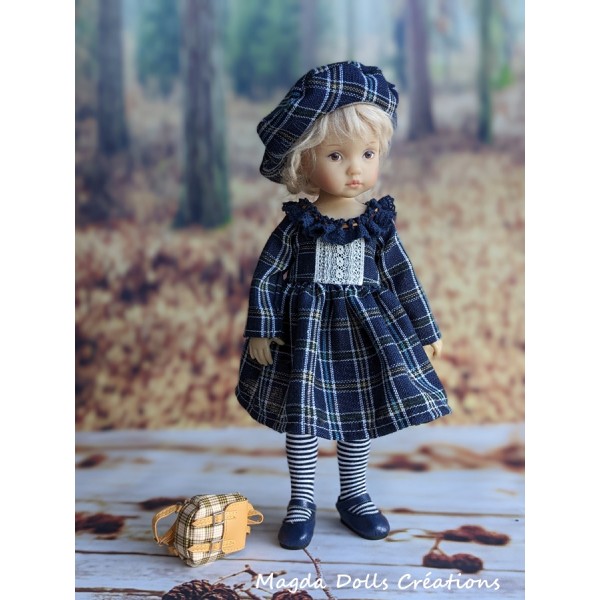Tenue Flore-Anne pour poupée Boneka - Magda Dolls Creations