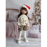 Tenue Lila-Rose pour poupée Li'l Dreamers - Magda Dolls Creations