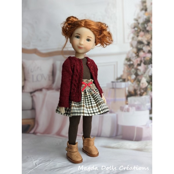 Tenue Cléo-Lyne pour poupée Siblies - Magda Dolls Creations