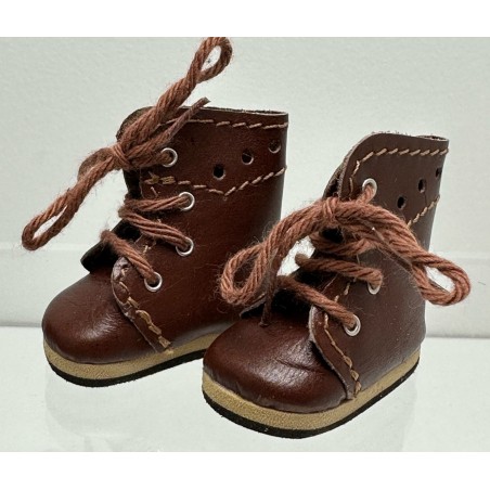 Leather lace-up boots - Wagner