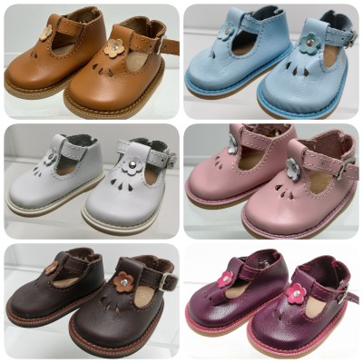 Leather Babies shoes with Wagner buckle